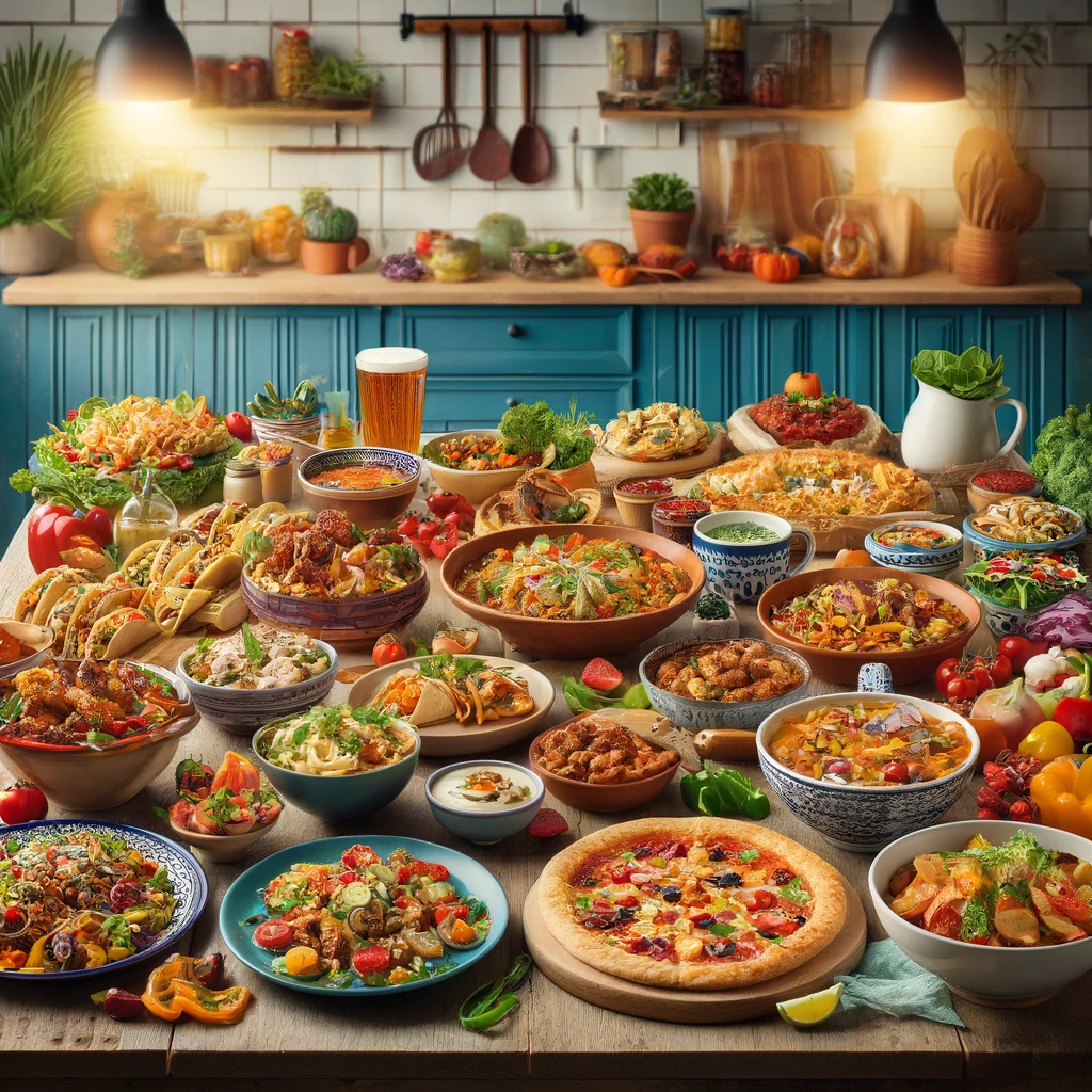 10 Creative Dinner Ideas for Every Night of the Week - generate image as well