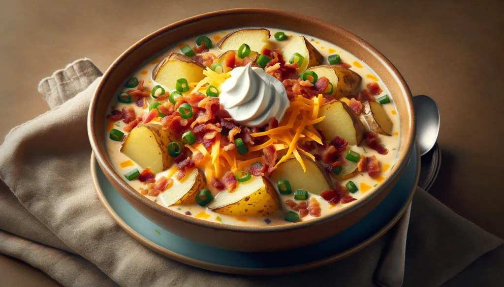 Panera-Inspired Loaded Baked Potato Soup