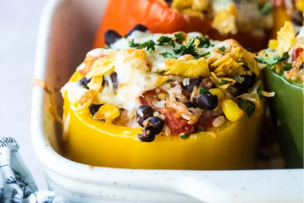 Vegetarian Stuffed Peppers Recipe Healthy and Delicious